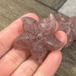 Strawberry Quartz Starfish Crystal